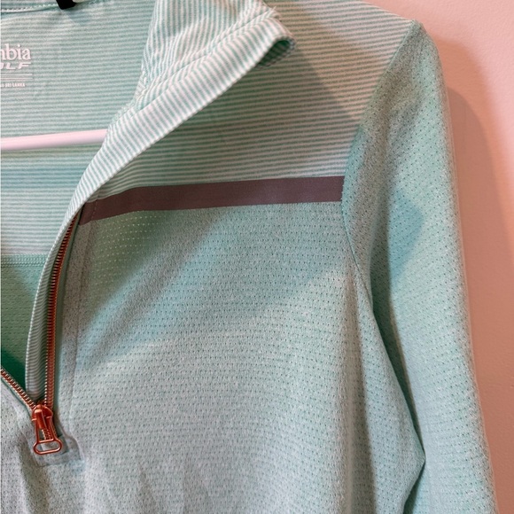Columbia Golf Aqua Striped Pullover - Picture 3 of 6